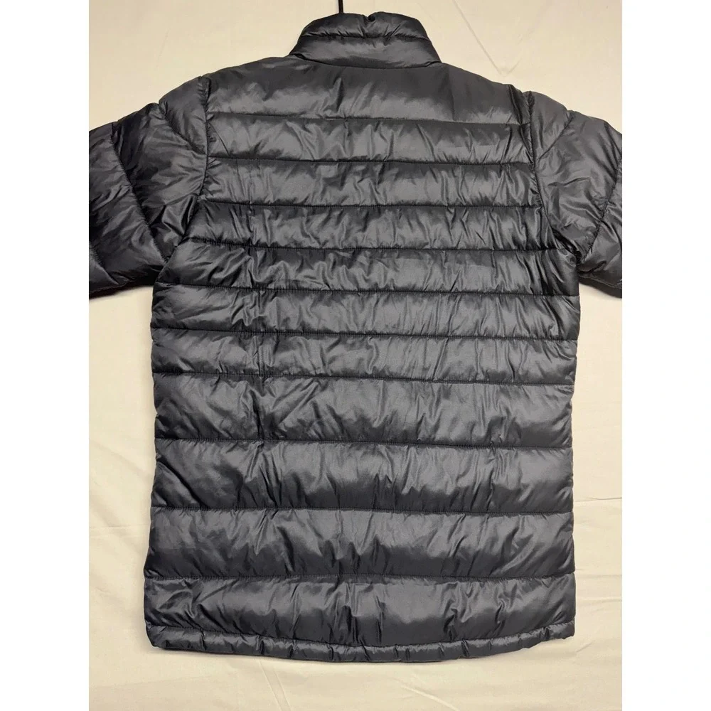Columbia Mens Black Puffer Jacket Full Zip Quilted Insulated Coat Small